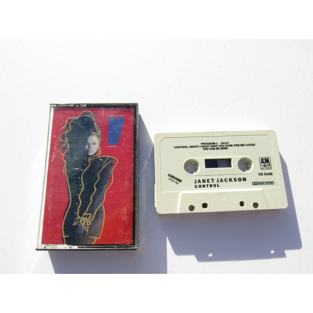 Janet Jackson - Control Cassette Tape 1986 Pop Funk R&B A&M Records